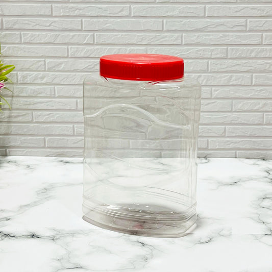 Oval Jar with Hat Cap