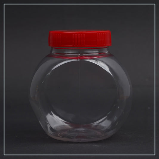 SLM Red Plain Cap Jar