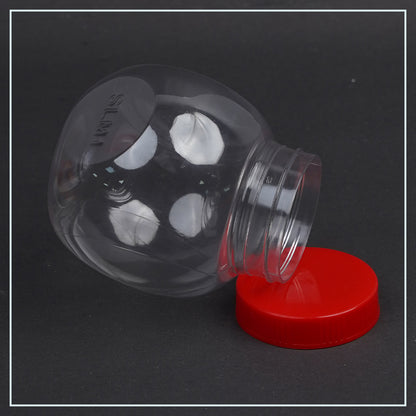 SLM Red Plain Cap Jar