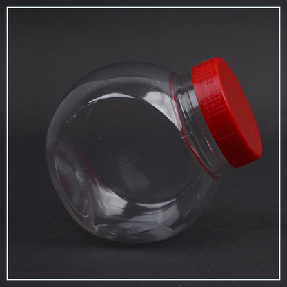 SLM Red Plain Cap Jar