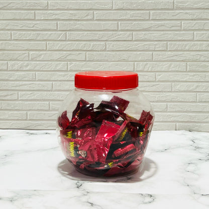 SLM Red Plain Cap Jar