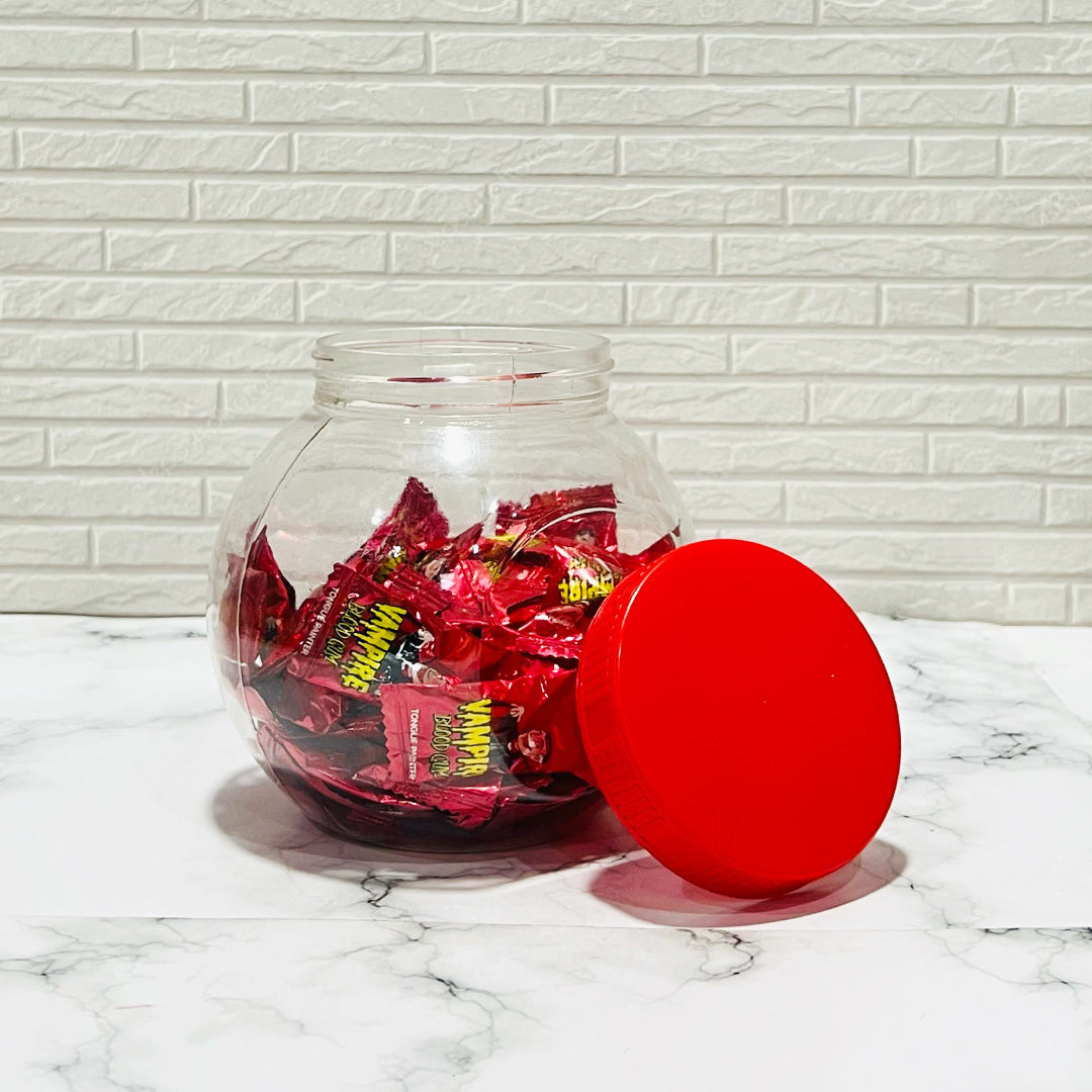 SLM Red Plain Cap Jar