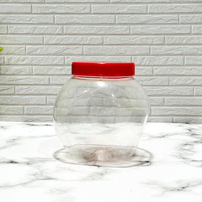 SLM Red Plain Cap Jar