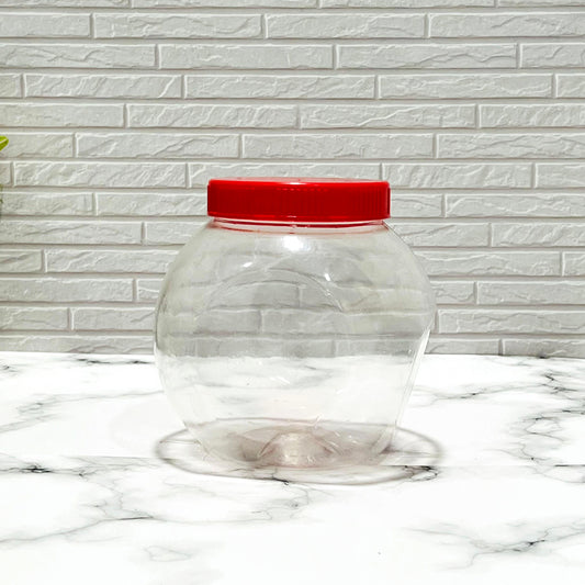 SLM Red Plain Cap Jar